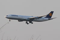 D-AIGX @ KORD - Lufthansa Airbus A340-313X, DLH432 arriving from Frankfurt Int'l /EDDF, RWY 27L approach KORD. - by Mark Kalfas