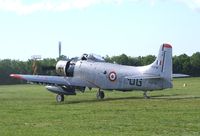 F-AZFN @ LFFQ - Douglas AD-4N (A-1D) Skyraider at the Meeting Aerien 2012, La-Ferte-Alais - by Ingo Warnecke