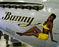 N151BP @ PSP - Aircraft Artwork at Palm Springs Air Museum - by Jeff Sexton