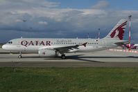 A7-AHU @ LHBP - Qatar Airbus 320 - by Dietmar Schreiber - VAP