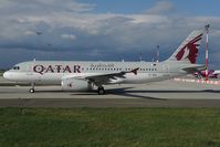 A7-AHU @ LHBP - Qatar Airbus 320