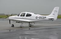 G-GCDA @ EGSH - Parked in the rain. - by Graham Reeve