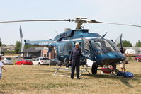 N407LG - On display in North Liberty, IA, during the grand opening of a shopping center. - by Glenn E. Chatfield