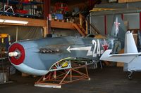D-FAFL @ LFGI - Fuselage awaiting restoration at Aero Restoration Service - by ThierryBEYL