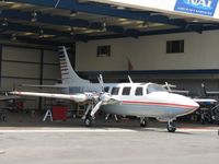 N8019J @ POC - Parked just inside Howard Aviation hanger with engine cowling removed - by Helicopterfriend