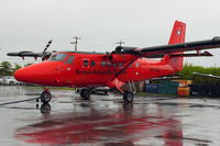 VP-FBL @ CYBW - De Havilland Canada DHC-6-300 Twin Otter, c/n: 839 of British Antartic Survey at Springbank for maintenance - by Terry Fletcher