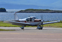 G-BGHM @ EGEO - Arriving at Oban (Connel) airport. - by Jonathan Allen