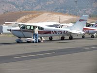 N9134X @ POC - Parked and unloading in transient parking - by Helicopterfriend