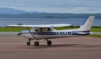 G-BXJM @ EGEO - About to depart from Oban (Connel) airport. - by Jonathan Allen