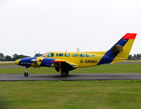 G-SMMA @ EGTC - Scottish Fisheries Protection Agency aircraft doing engine tests at Cranfield - by Paul Ashby