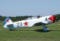 F-AZFJ @ LFFQ - Yakovlev Yak-11 at the Meeting Aerien 2012, La-Ferte-Alais - by Ingo Warnecke