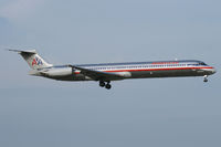 N961TW @ DFW - American Airlines landing at DFW Airport - by Zane Adams
