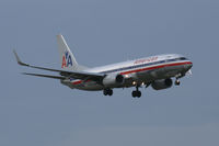 N877NN @ DFW - American Airlines Landing at DFW Airport - by Zane Adams