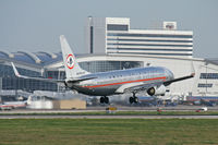 N951AA @ DFW - American Airlines Landing at DFW Airport - by Zane Adams