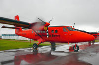 VP-FAZ @ CYBW - De Havilland Canada DHC-6-300 Twin Otter, c/n: 748 at Sprinbank in the rain - by Terry Fletcher