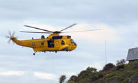 ZH542 - Landside, bracelet bay, Winching out. - by Derek Flewin