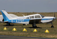 G-AZSF @ LFBH - Parked in the grass... - by Shunn311