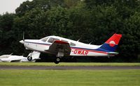 G-OWAR @ EGLD - Ex: N9521N > TF-OBO > G-OWAR - Originally owned to; BLS Aviation Ltd in February 1988 & Currently with; Bickertons Aerodromes Ltd since April 1992 - by Clive Glaister