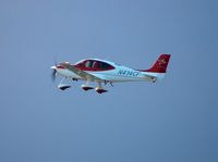 N414CP @ KOSH - Departing EAA Airventure/Oshkosh on 24 July 2012. - by Glenn Beltz