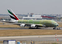 F-WWAU @ LFBO - C/n 0112 - For Emirates - by Shunn311