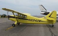 N6942M @ KAXN - Stinson 108-3 on the line.