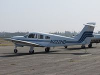 N222HB @ POC - Parked in the southeast parking area - by Helicopterfriend