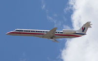 N831AE @ KAMA - Embraer 135 taking off out of Rick Husband International Airport in Amarillo, TX, around 4:00.