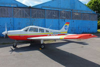 G-OOFT @ EGTR - former Cabair PA-28 outside the old Cabair hangar at Elstree - by Chris Hall