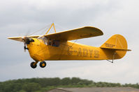 G-ADYS @ EGBR - Aeronca C3 at The Real Aeroplane Company's Summer Madness Fly-In, Breighton Airfield, August 2012. - by Malcolm Clarke