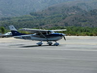 N6196G @ SZP - 2004 Cessna 182T SKYLANE, Lycoming IO-540-AK1A 235 Hp, landing roll Rwy 22 - by Doug Robertson
