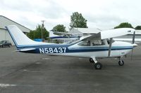N58437 @ RNT - 1973 Cessna 182P, c/n: 18262061 - by Terry Fletcher