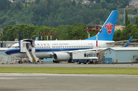 B-5291 @ RNT - China Southern's 2012 Boeing B73-71B, c/n: 38962 at Renton on pre first flight checks