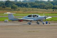 G-KAFT @ EGFH - Visiting DA40 TDI Diamond Star operated by Atlantic Flight Training. - by Roger Winser