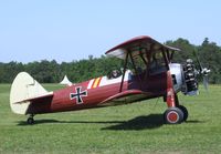 F-AZMZ @ LFFQ - Stearman E75 (partly altered with longer upper wing - probably for movie purposes) at the Meeting Aerien 2012, La-Ferte-Alais - by Ingo Warnecke