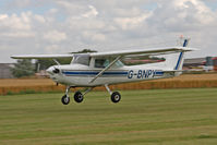 G-BNPY @ EGBR - Cessna 152 at The Real Aeroplane Club's Summer Madness Fly-In, Breighton Airfield, August 2012. - by Malcolm Clarke
