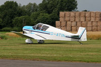 G-ATIN @ EGBR - Jodel D-117 at The Real Aeroplane Club's Summer Madness Fly-In, Breighton Airfield, August 2012. - by Malcolm Clarke