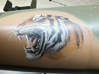 67-0120 @ EGSU - Tiger nose art - by Chris Hall