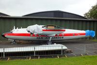 G-ALZO @ EGSU - This airframe is the sole survivor of the production run of 23 Ambassadors built for BEA. Purchased by the Jordanian Air Force in 1960, then Dan-Air in 1963. After being in storage at Lasham for over a decade, it was donated to the DAS in 1986 - by Chris Hall