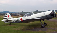 G-CBPM - Seen at Cark Airfield, Cumbria, overnighting before another display. - by Derek Flewin