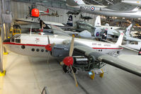 G-ANTK @ EGSU - ex-Dan-Air London Avro York owned by the Duxford Aviation Society displayed in the 'Airspace' hangar - by Chris Hall