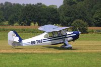 OO-TWJ @ EBDT - Arriving at the 2012 Old Timer Fly-in at Schaffen Diest - by lkuipers