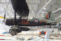 G-LIZY @ EGSU - displayed inside the AirSpace hangar, Duxford - by Chris Hall