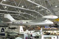 WH725 @ EGSU - Suspended from the ceiling in the AirSpace hanger. served with 50 Sqn at RAF Binbrook later moving to RAF Upwood - by Chris Hall