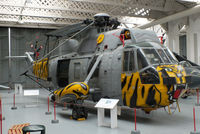 XV712 @ EGSU - Ex 814 Sqn Royal Navy Sea King inside Hangar 5, IWM Duxford - by Chris Hall