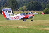 F-PJKV @ EBDT - An unique French homebuilt arrived at Schaffen Diest for the 2012 Oldtimer Fly-in. - by lkuipers