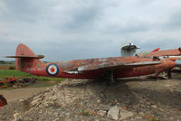 WF299 @ NONE - part of a private collection on a farm in Pershore, Worcestershire. This is a composite with WN105 and wears that serial - by Chris Hall