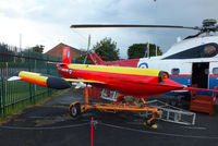 ZJ496 @ EGLF - Jindivik Target Drone at the Farnborough Air Sciences Trust museum - by Chris Hall