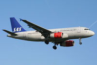 OY-KBR @ EGCC - SAS Scandinavian Airlines - by Chris Hall