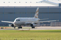 G-DBCD @ EGCC - Former BMI A319 now painted in British Airways London 2012 Olympics - Dove livery - by Chris Hall