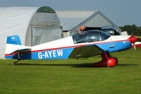 G-AYEW @ EGTN - at Enstone Airfield - by Chris Hall
